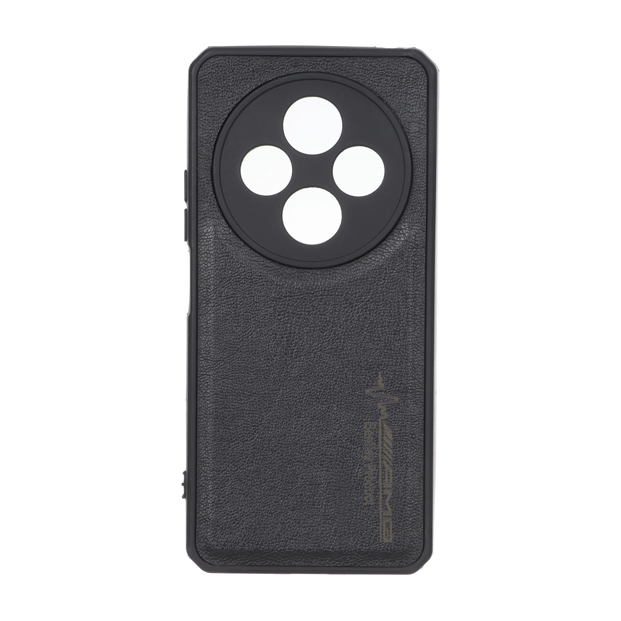 قاب طرح چرم AMG محافظ لنزدار Xiaomi Redmi 14C / Redmi A4 / Poco C75 - مشکی