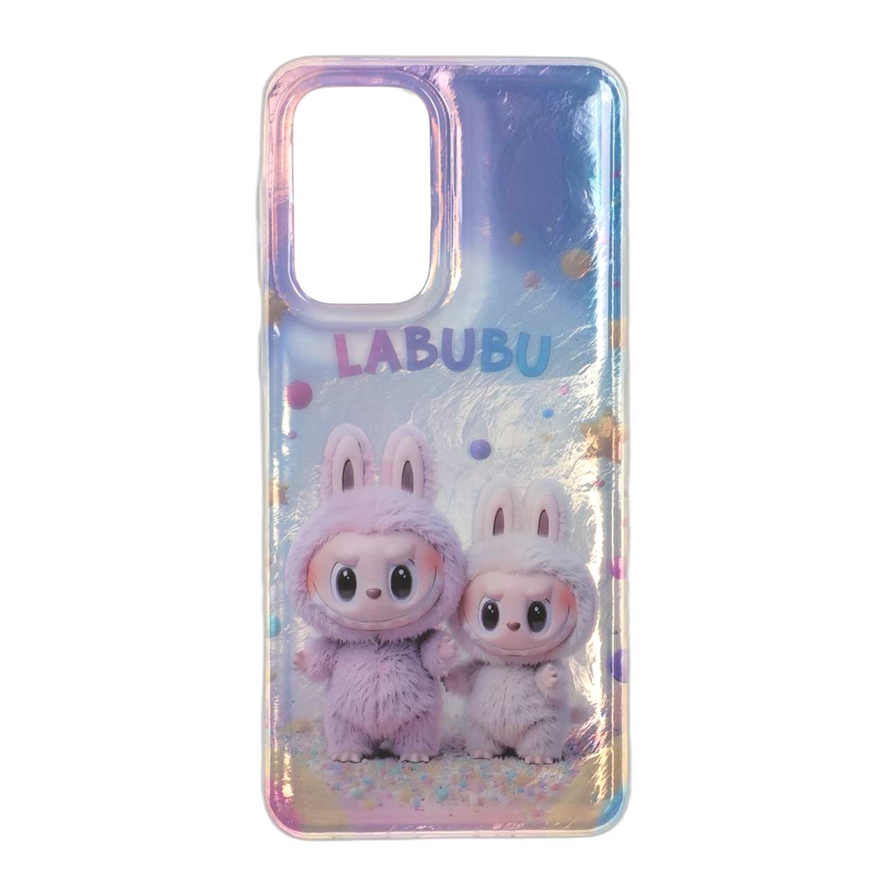 قاب طرح Labubu دور ژله ای اطلسی مناسب برای سامسونگ گلکسی A33