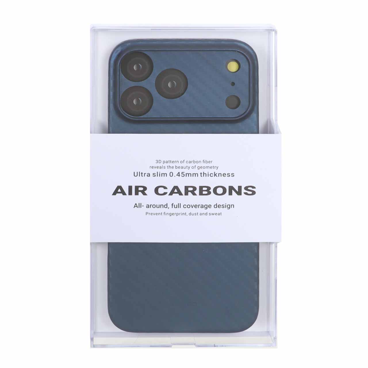 قاب محافظ لنزدار Original KZDoo Air Carbon مدل Apple iPhone 17 Pro Max - آبی