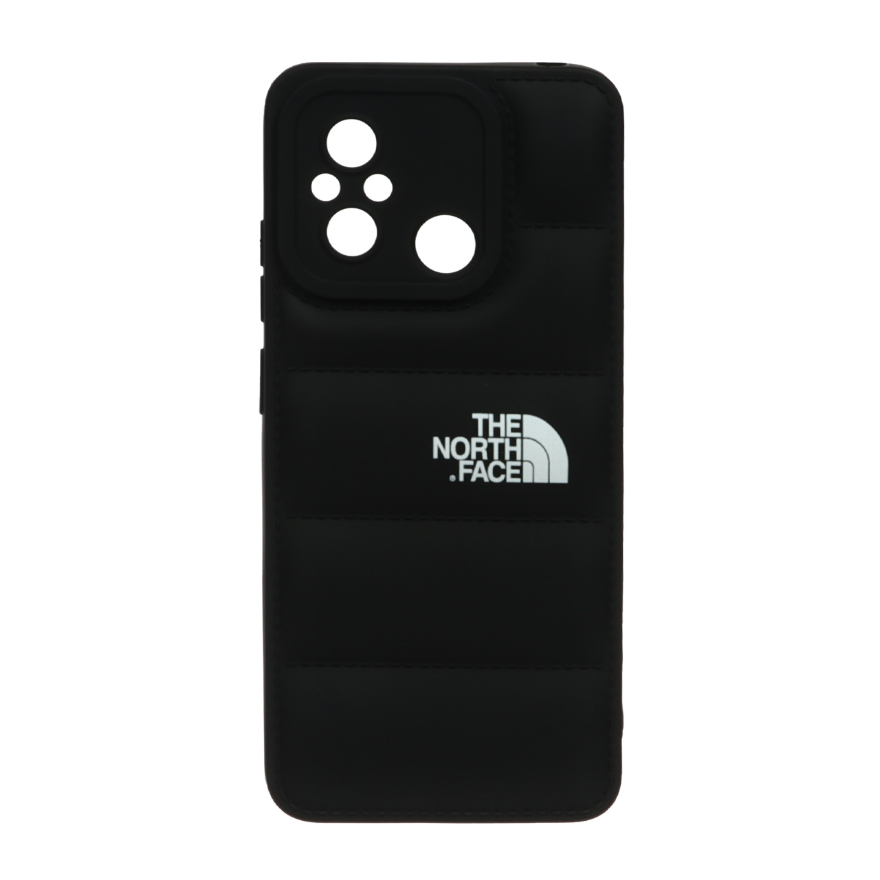 قاب پافر طرح North Face مشکی مناسب برای شیائومی ردمی 12C، ردمی 11A و پوکو C55