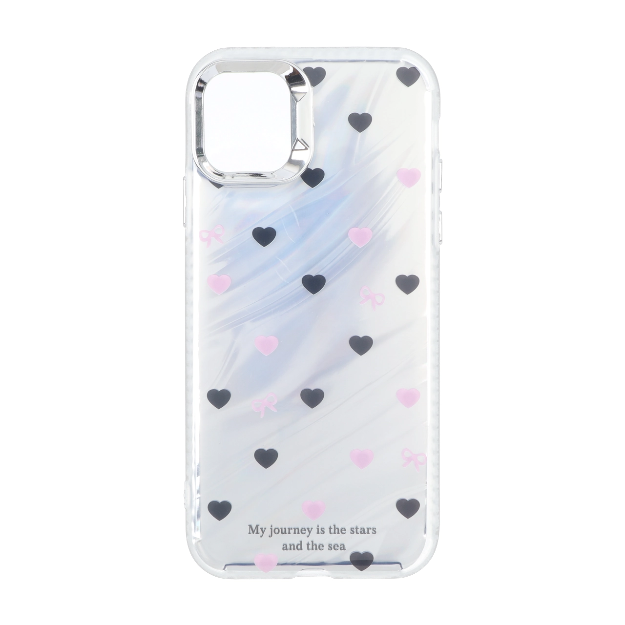 قاب Pucker هفت رنگ دور ژله ای مات لنز کروم Apple iPhone 11 - طرح 333