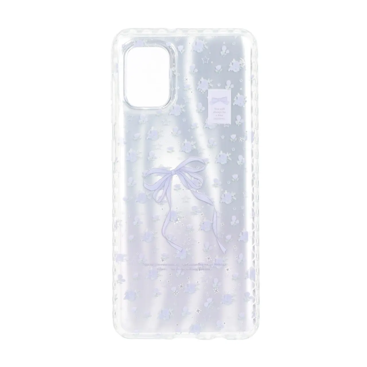قاب مات ستاره ای دور ژله ای شفاف Samsung Galaxy A31 - طرح 153
