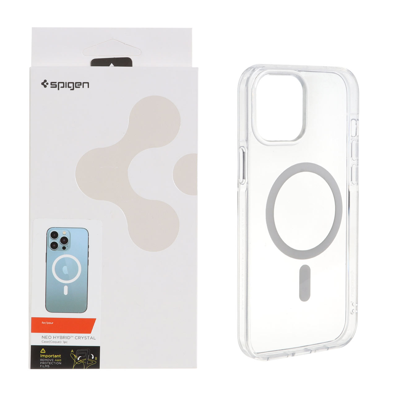 قاب Spigen اورجینال شفاف NEO HYBRID Magsafe مناسب برای آیفون 12 پرو مکس