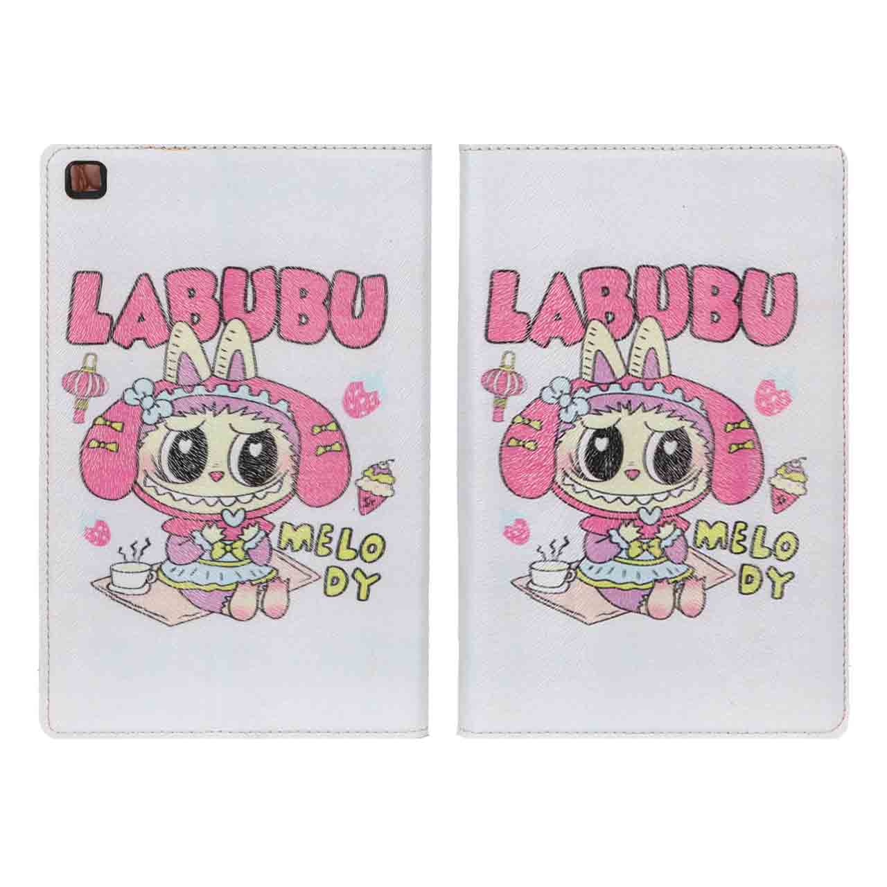 کیف تبلت طرح Labubu Melody مناسب برای سامسونگ گلکسی تب A8 2019