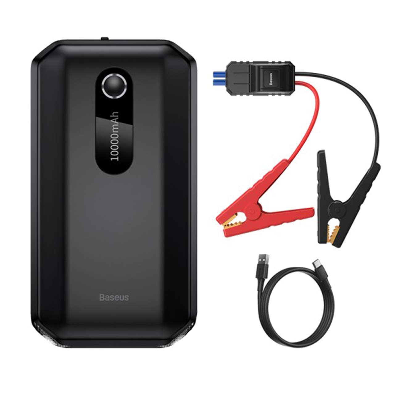 جامپ استارتر خودرو و پاوربانک 10000 میلی آمپر Baseus مدل Instant Current BS-CH001 - مشکی
