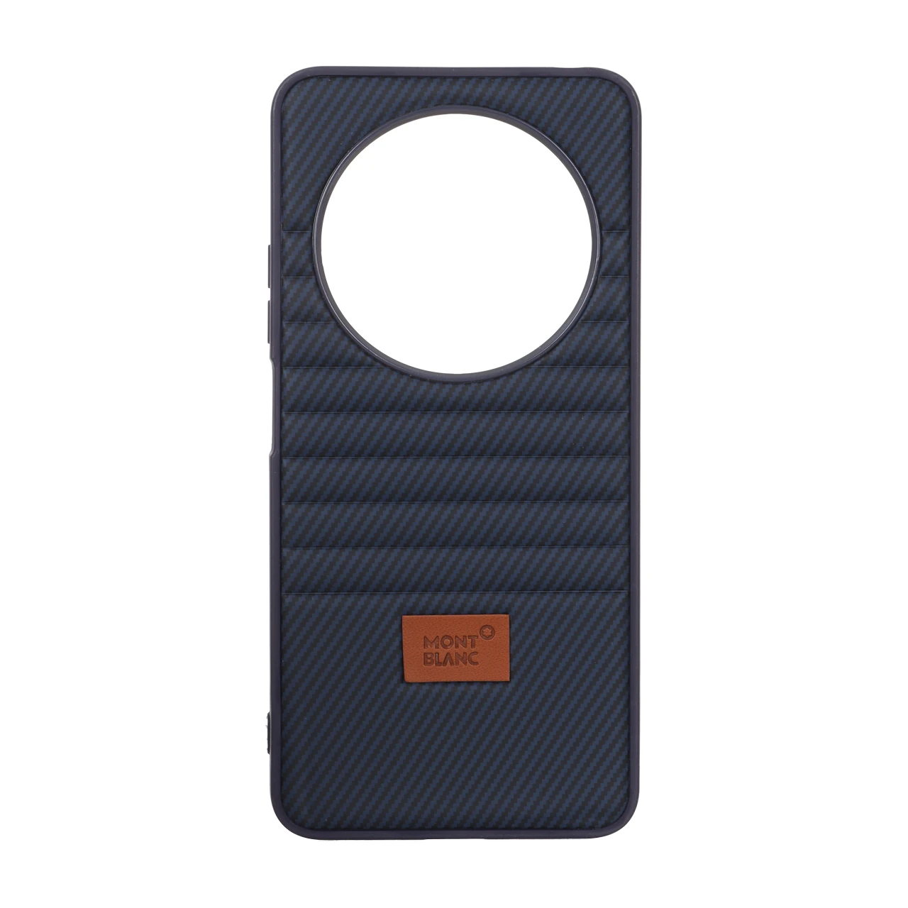 قاب پافری طرح هاشور Mont Blanc مناسب برای شیائومی Redmi 14C / Redmi A3 Pro / Redmi A4 / Poco C75 - سرمه ای