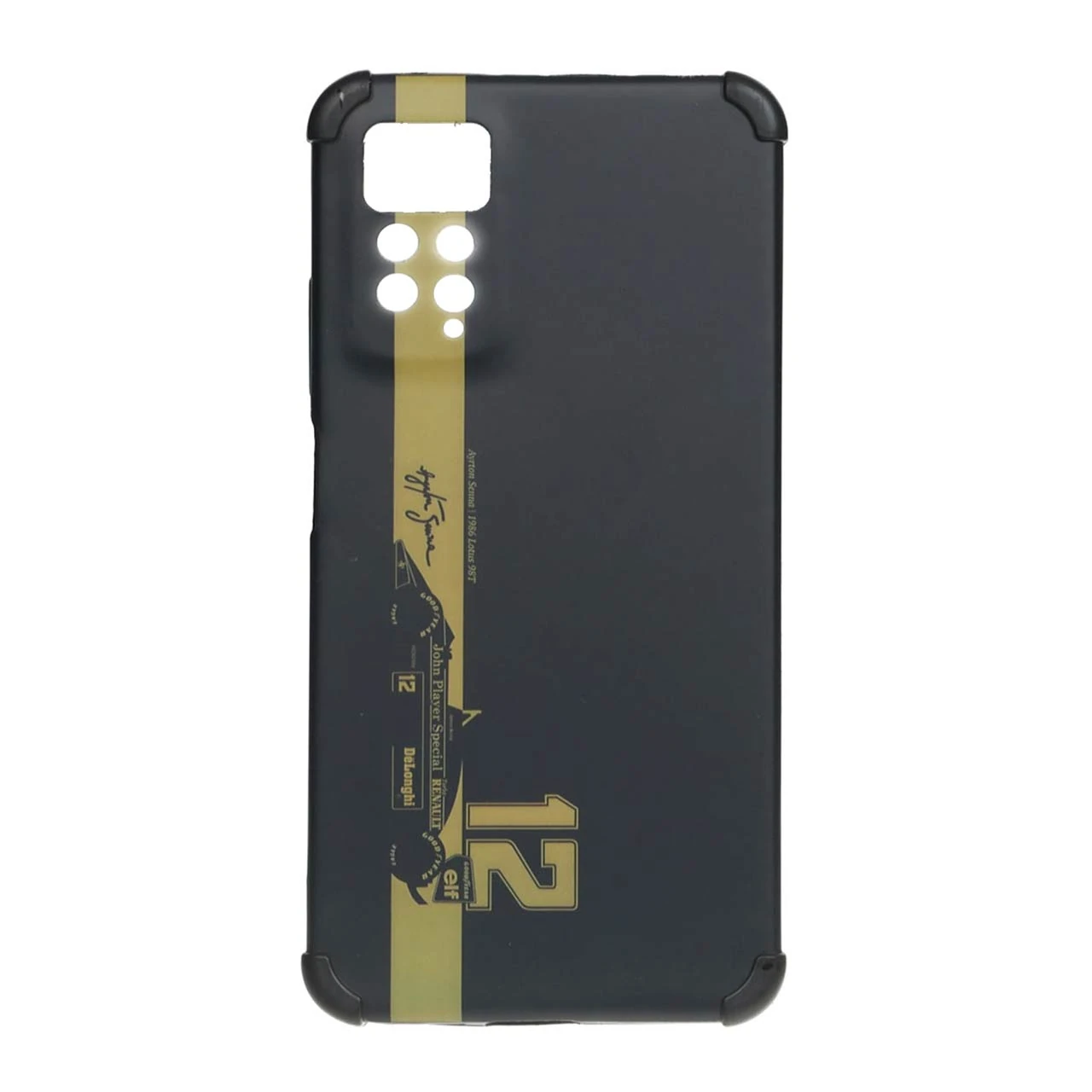 قاب طرح فرمول 1 سننا شماره 12 بامپردار مناسب برای شیائومی ردمی نوت 12 پرو 4G / ردمی نوت 11 پرو