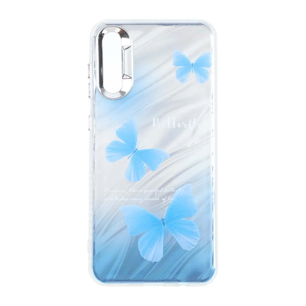 قاب طرح Pucker هفت رنگ دور ژله ای مات لنز کروم مناسب برای Samsung Galaxy A50 / A50s / A30s