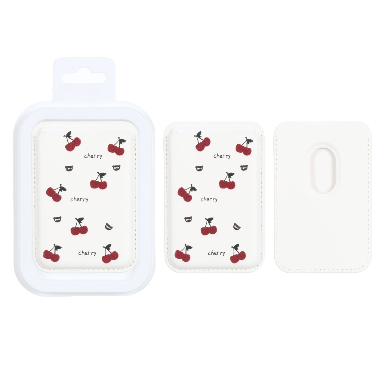 جاکارتی چرمی MagSafe طرح دار - کد 11 (پک دار)