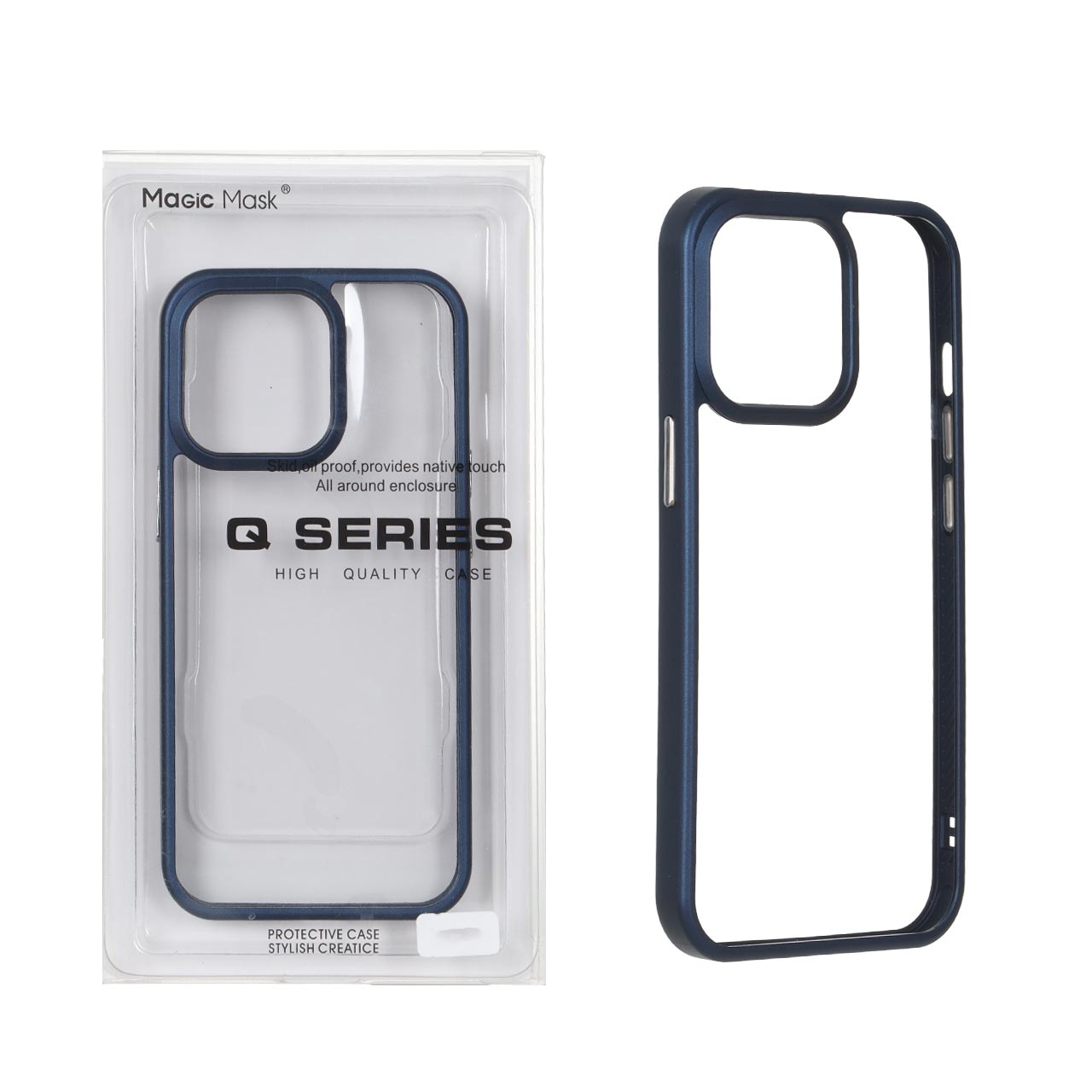قاب طرح Q Series شفاف Ice مناسب برای آیفون 13 پرو مکس