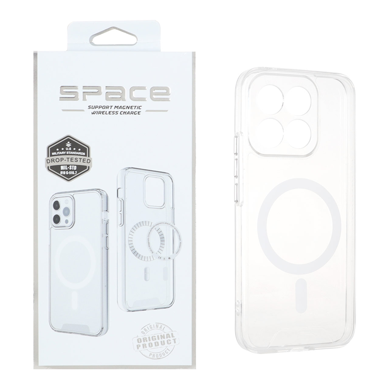 قاب اورجینال Space شفاف Magsafe مدل Honor X8c (پک دار)