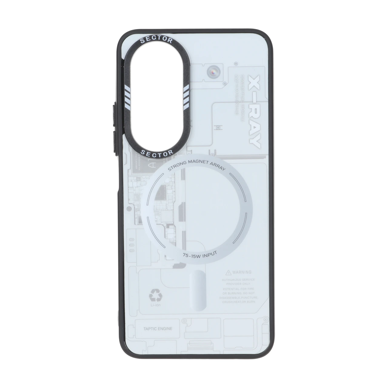 قاب Sector طرح مگ سیف X-Ray شفاف مناسب برای Honor X7b