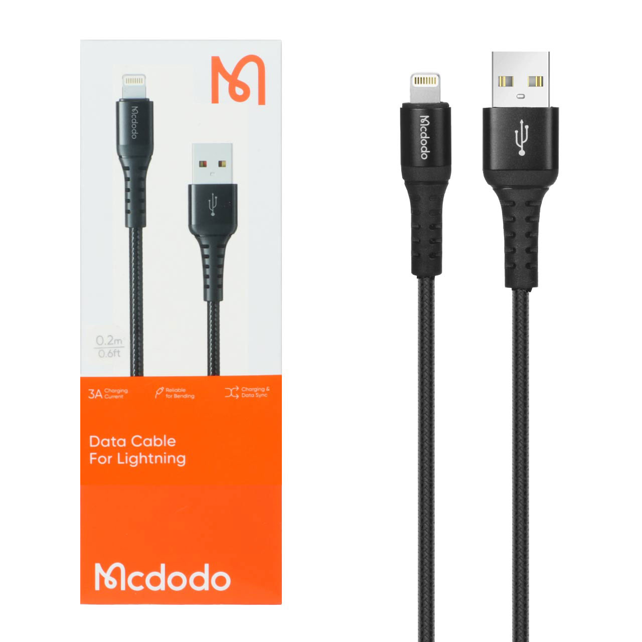 کابل شارژ فست Mcdodo مدل CA-2260 لایتنینگ مناسب آیفون