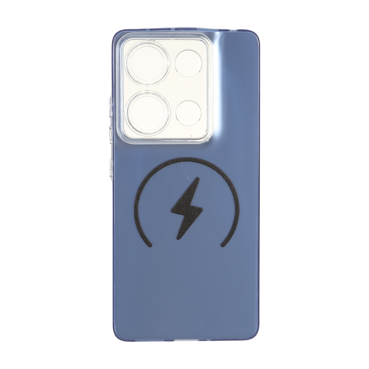 قاب SO COOL طرح مگ سیف Spark لنز شفاف آبی مناسب برای شیائومی ردمی نوت 14 اس / نوت 13 پرو 4G / پوکو ام 6 پرو 4G