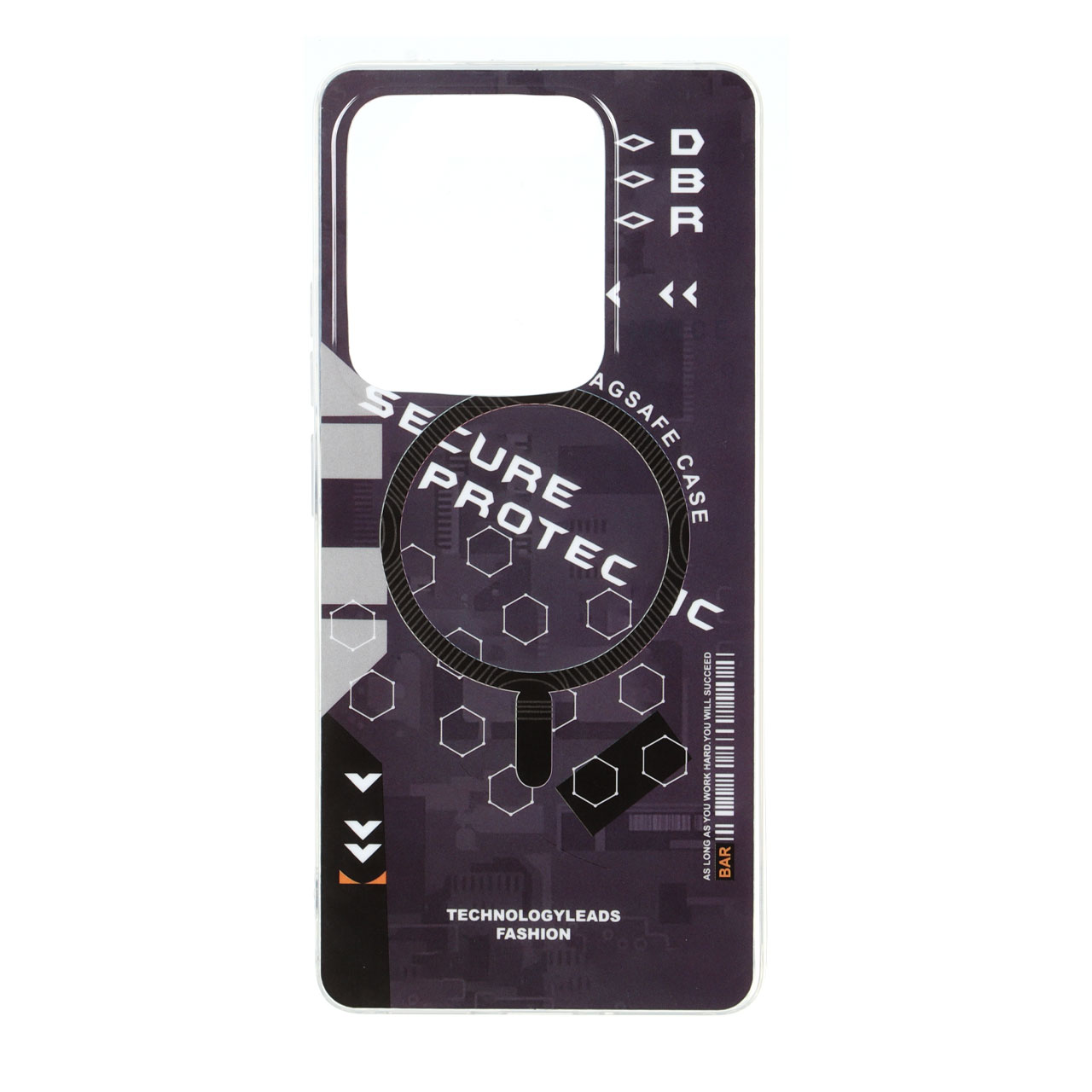 قاب طرح SECURE PROTEC دور ژله ای پشت براق مناسب برای شیائومی ردمی نوت 14 اس / نوت 13 پرو 4 جی / پوکو ام 6 پرو 4 جی