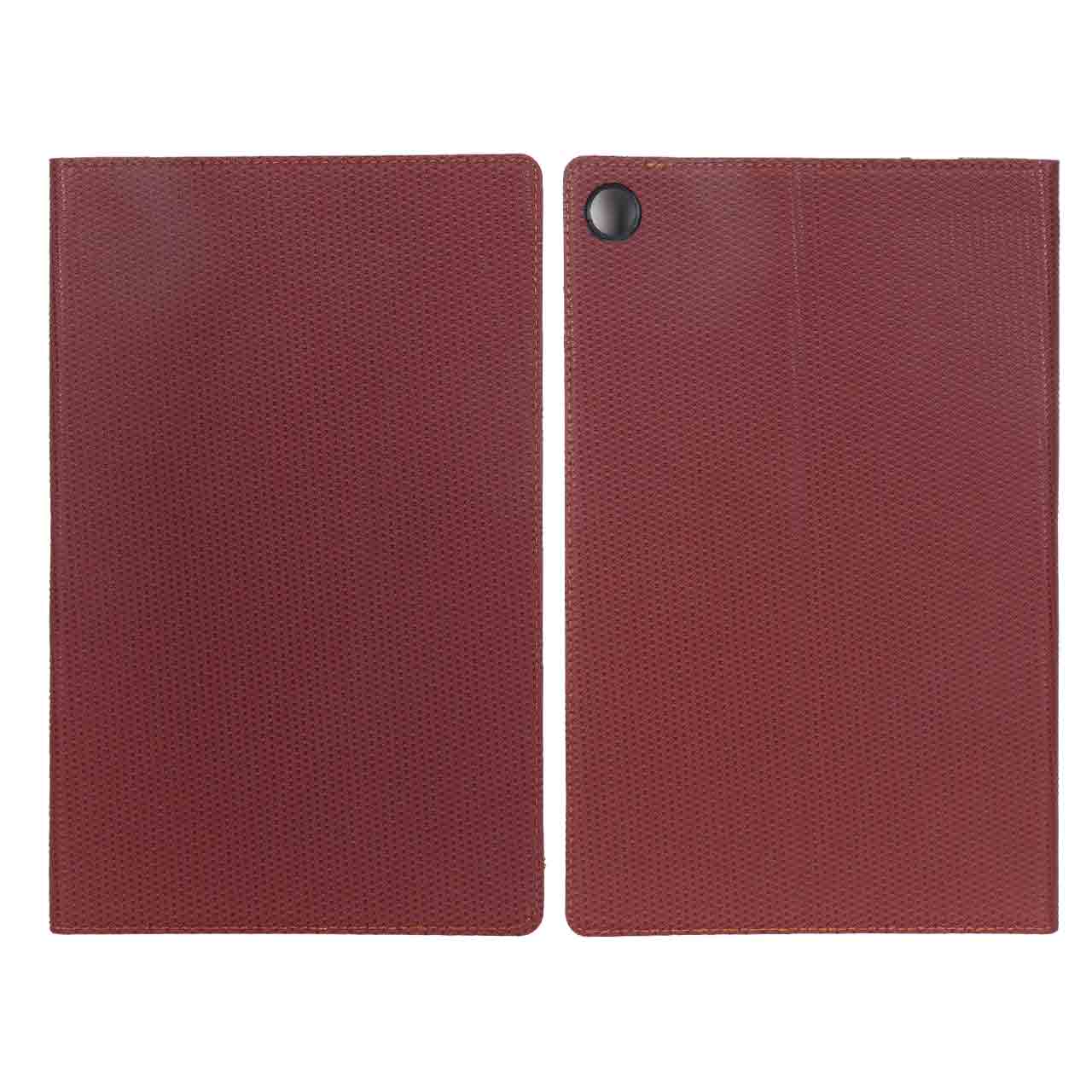 کیف تبلت چرمی زنبوری Samsung Galaxy Tab A9 Plus 11 / X210 / X215 / X216 / TAB A11 Plus - زرشکی - BSA