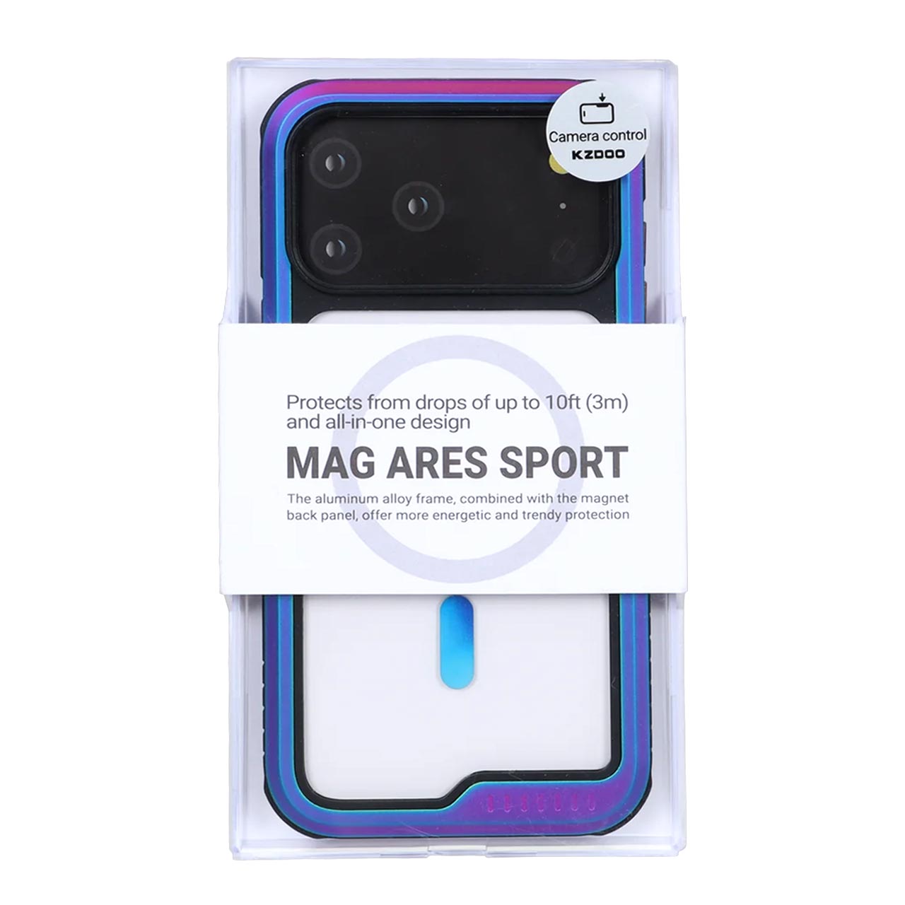 قاب Original KDoo MAG ARES Sport هفت رنگ مناسب برای آیفون 17 پرو مکس
