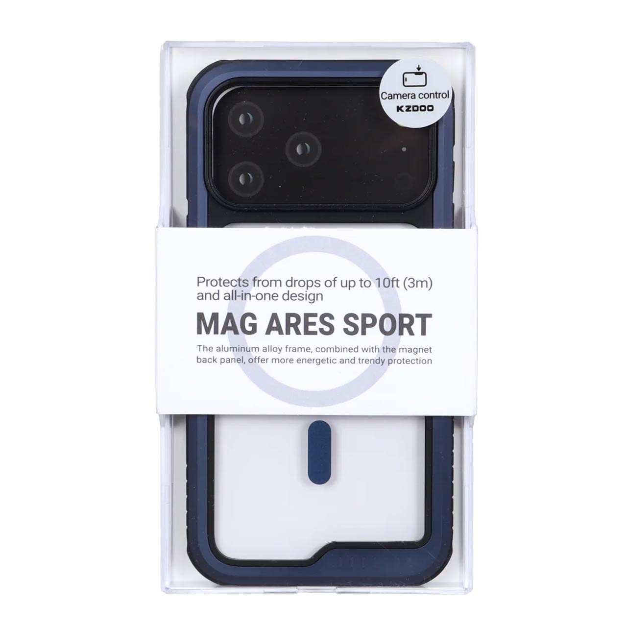 قاب Original KDoo MAG ARES Sport سرمه‌ای مناسب برای آیفون 17 پرو مکس