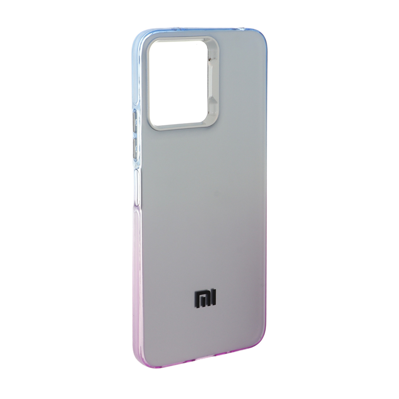 قاب SO COOL لنز متال لوگودار دور رنگی Xiaomi Redmi 12 / Poco M6 Pro 5G - آبی بنفش