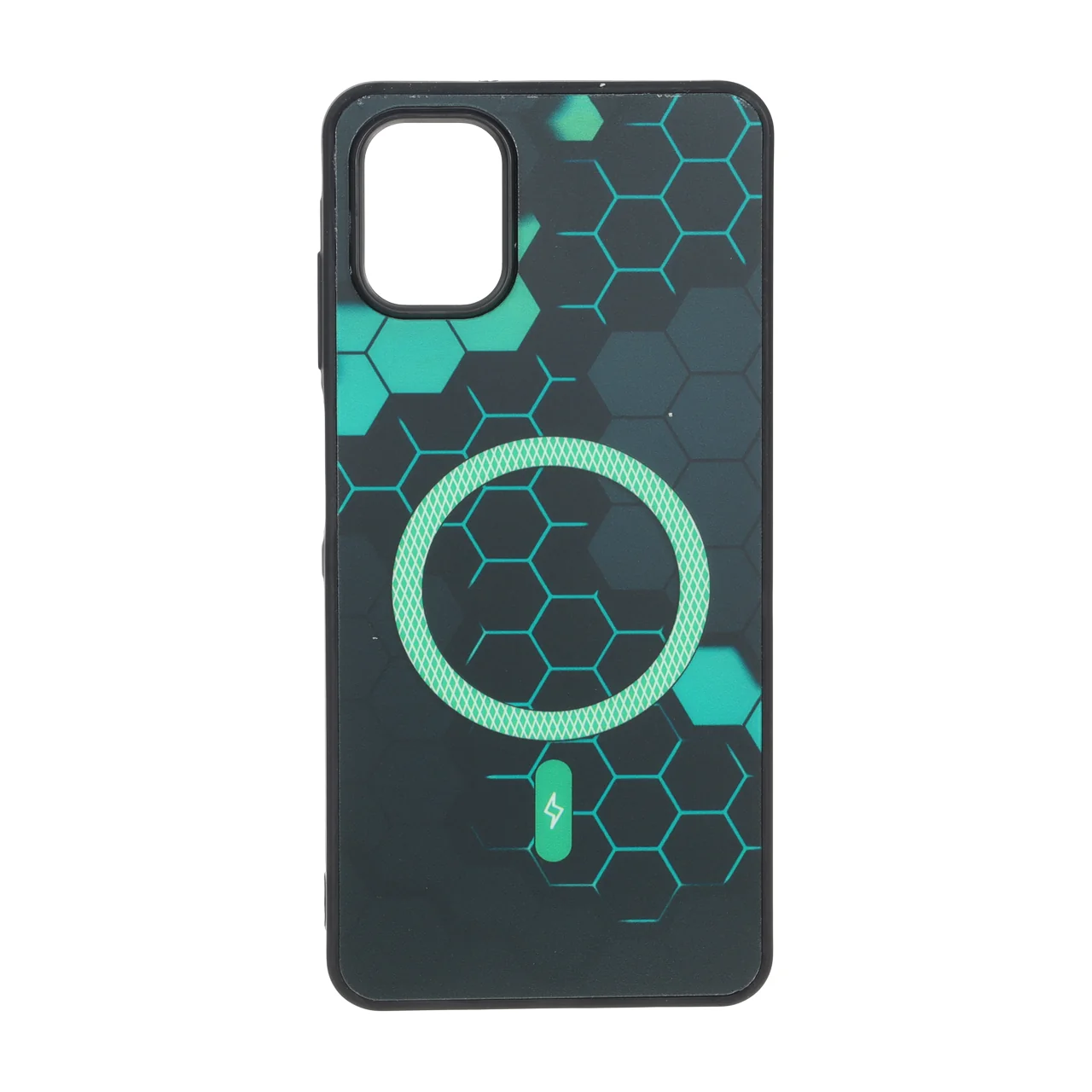 قاب طرح Hexagon مگ سیف هاشور دار مناسب برای سامسونگ گلکسی A06