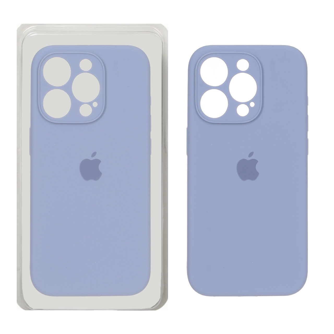قاب سیلیکونی پاک کنی اورجینال ++A مدل Apple iPhone 15 Pro - فیلی (پک دار)