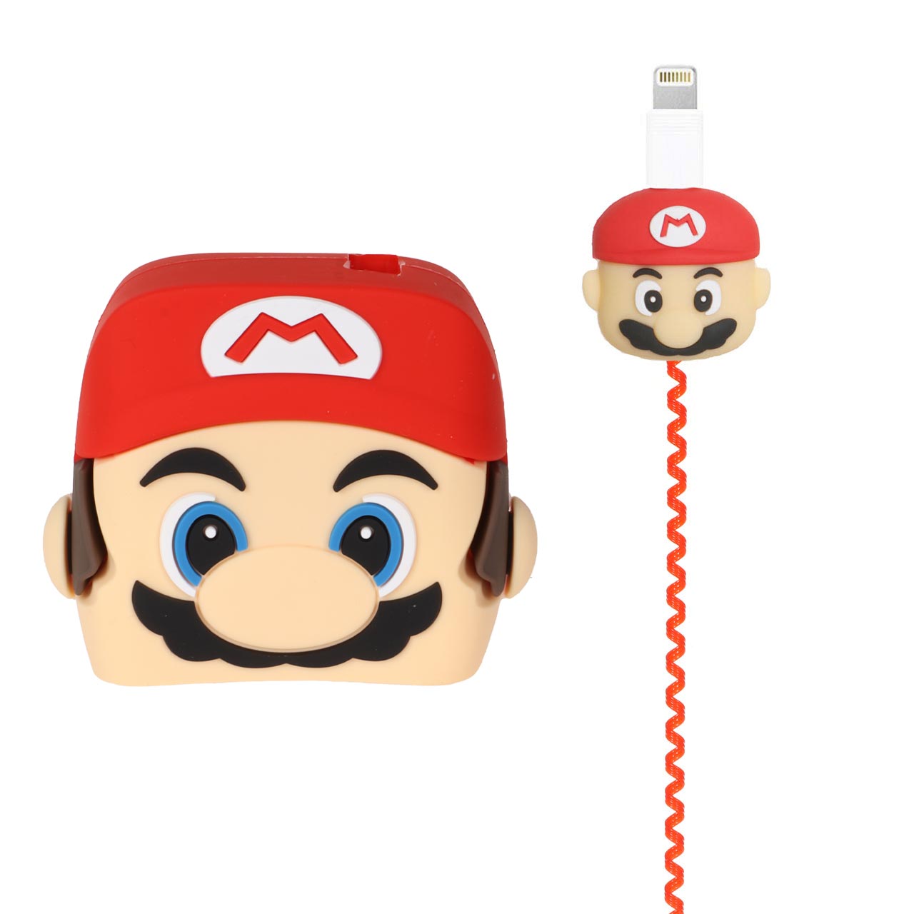 ست محافظ کابل و شارژر سیلیکونی عروسکی طرح ماریو (Mario) مناسب برای شارژر شیائومی 120 وات