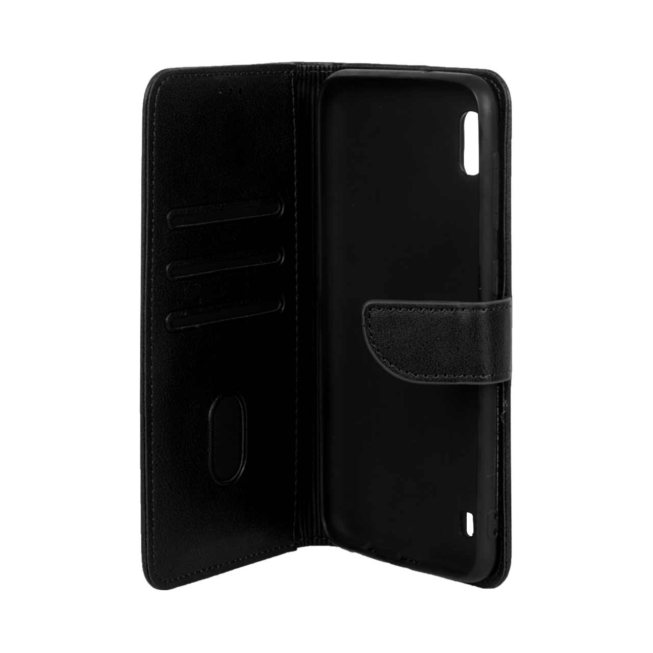 کیف چرمی مگنتی طرح کلاسیک مناسب برای سامسونگ گلکسی A10 و M10 مشکی