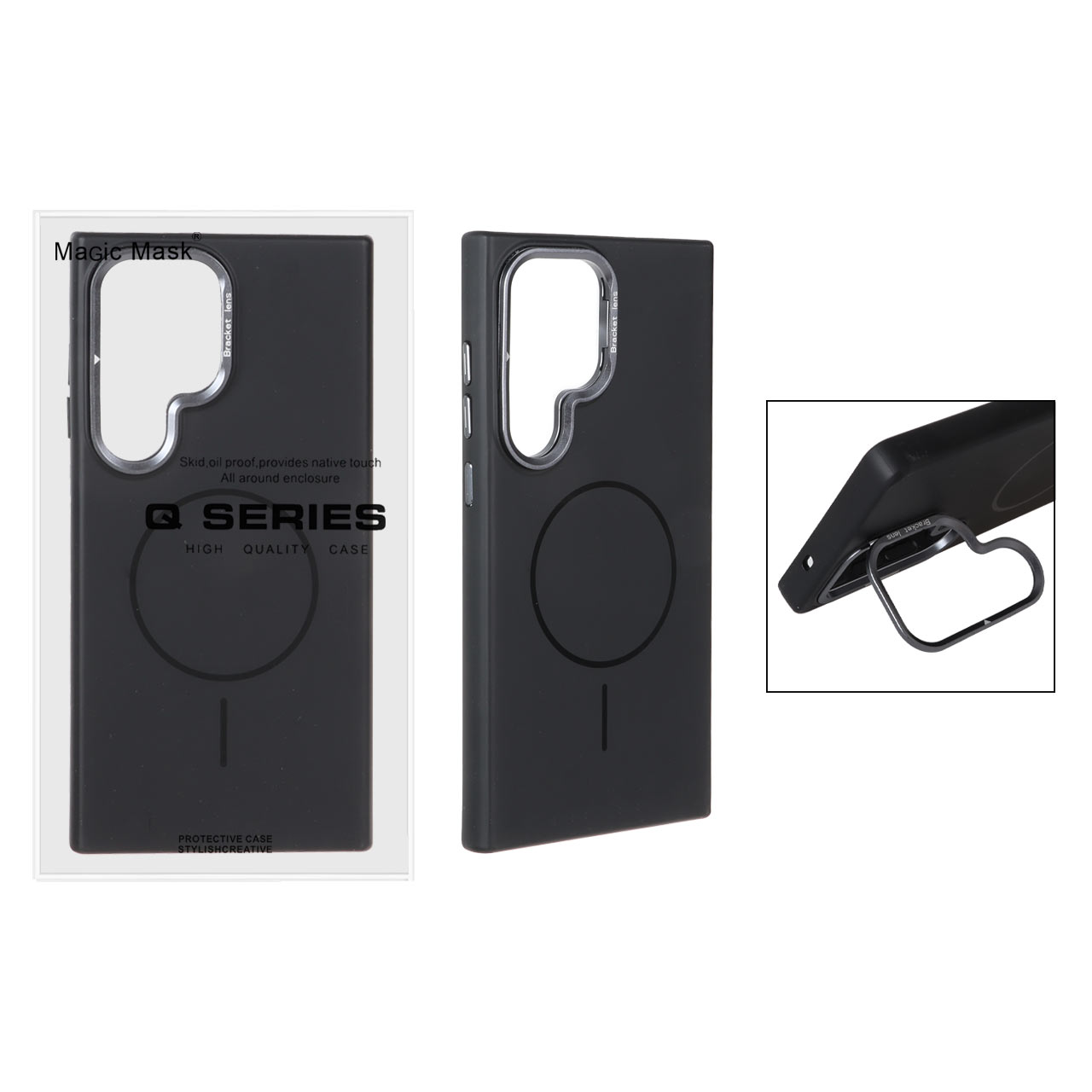 قاب Bracket Lens Q Series لنز آلومینیومی استندشو مگ سیف مناسب برای سامسونگ گلکسی اس ۲۴ اولترا