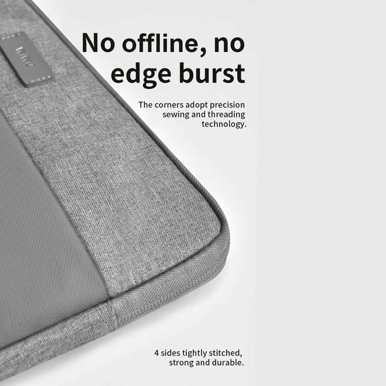 کیف لپ تاپ 16 اینچی Wiwu مدل Minimalist Laptop Sleeve - خاکستری