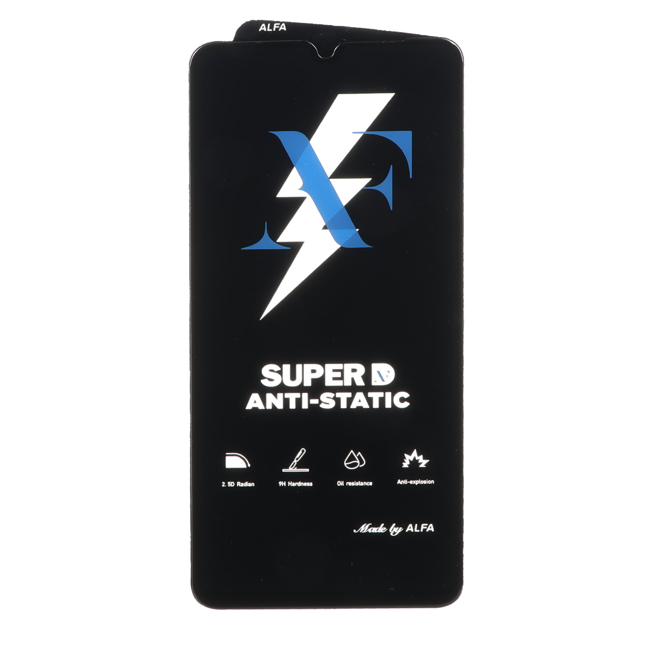 محافظ صفحه نمایش شیشه ای Super D Anti Static ALFA مناسب برای شیائومی Redmi 14C و Poco C75 و Poco C71 و Redmi A5 و Redmi A3 Pro و Redmi A4
