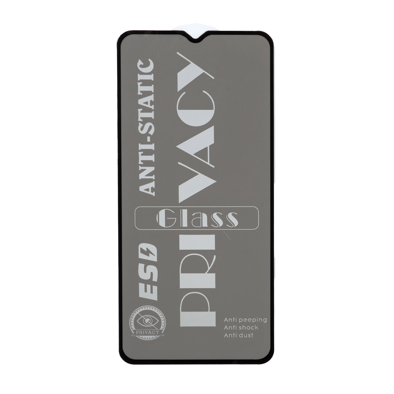 محافظ صفحه نمایش شیشه ای Full Cover ESD Anti Static Privacy مدل NTC - Samsung Galaxy A12 / A02 / A02S / A03 / A03S / A03 Core / A04 / A04S / A04E / A13 / A23 / A32 5G / M02 / M04 / M12 / M13 / M23 / M33 /F13 / A1 Plus / A2 Plus
