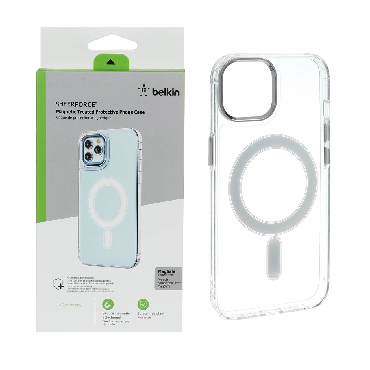 قاب شفاف مگ سیف Belkin SHEERFORCE مناسب برای آیفون 11