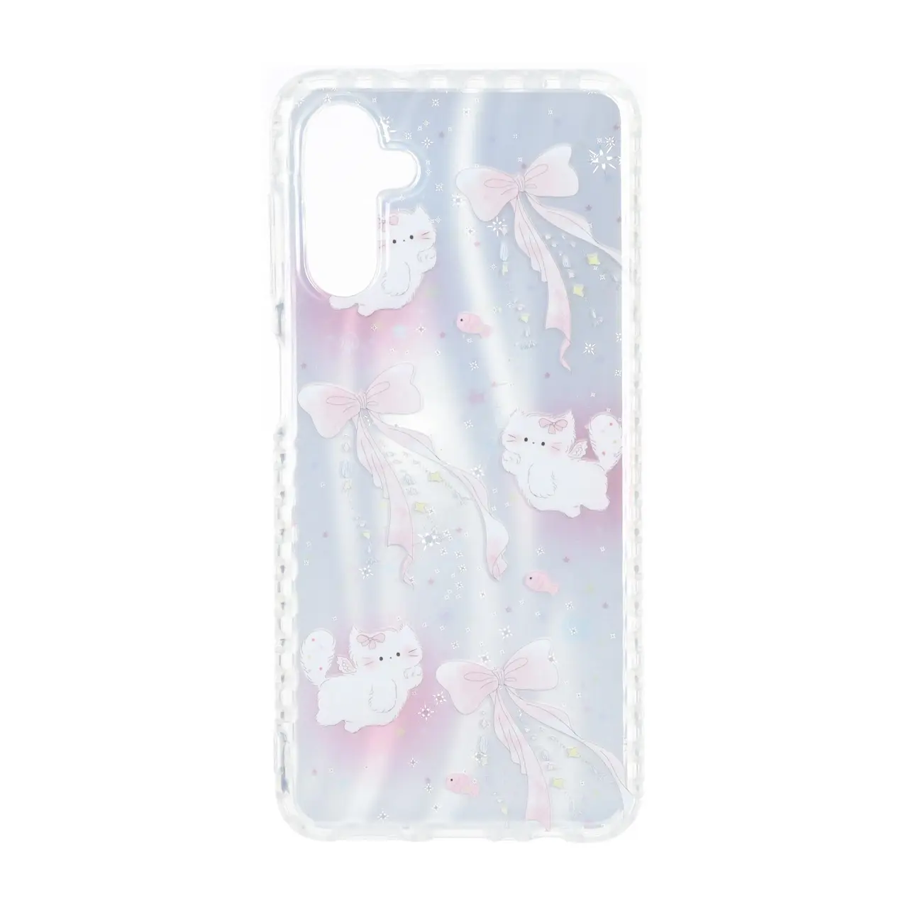 قاب مات ستاره ای دور ژله ای شفاف Samsung Galaxy A13 5G / A04s / M13 4G / M23 / F13 - طرح 166