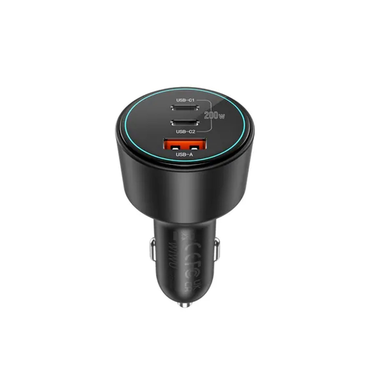 شارژر فندکی PD و فست سه پورت Earldom مدل CC35 200W - مشکی