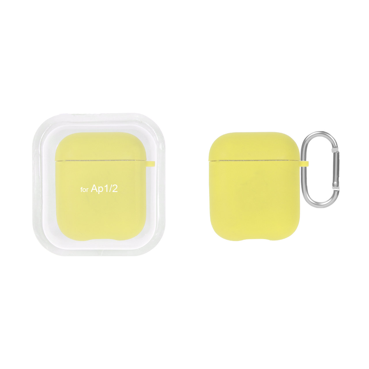 کاور سیلیکونی اورجینال مناسب برای Apple AirPods 1/2 رنگ زرد