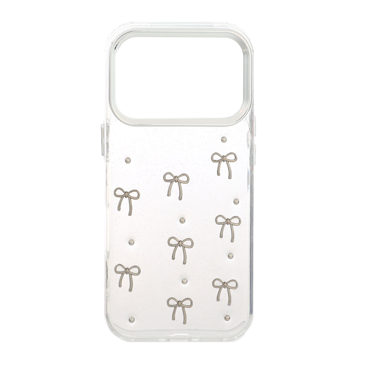 قاب رزینی شفاف طرح برجسته Apple iPhone 17 Pro - کد 399