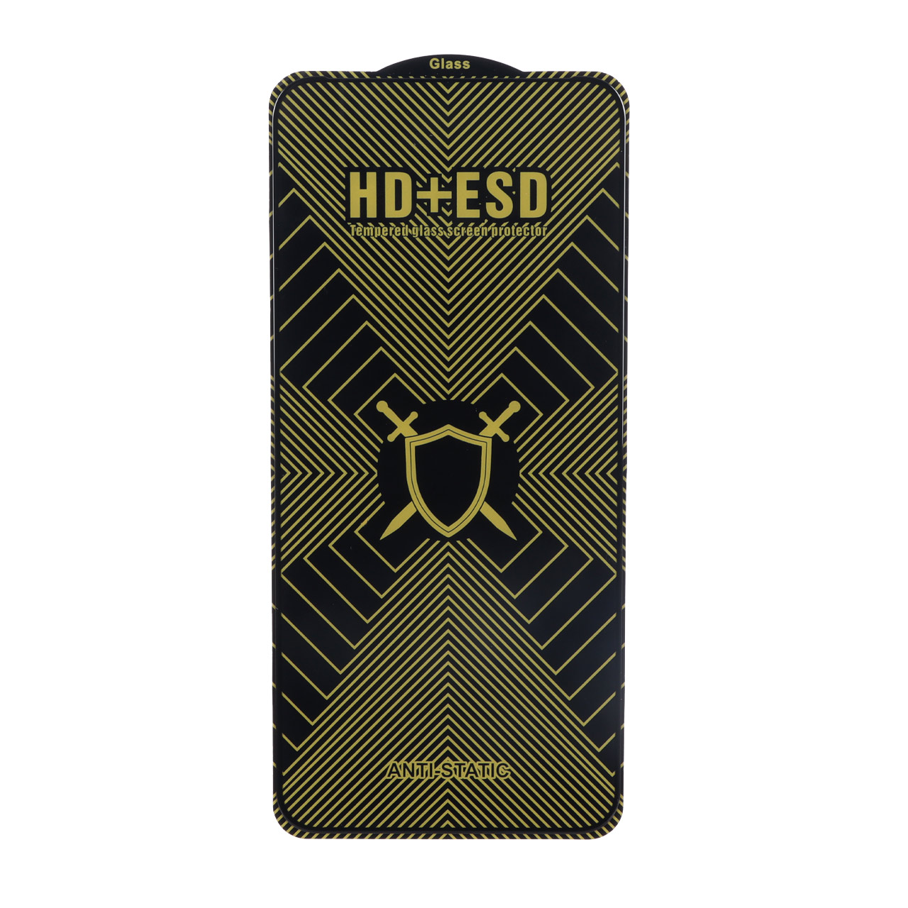 محافظ صفحه نمایش شیشه ای مشکی Full Cover HD Plus ESD مناسب برای سامسونگ Galaxy S25 FE / S24 FE / A57 / A37 / A56 / A36