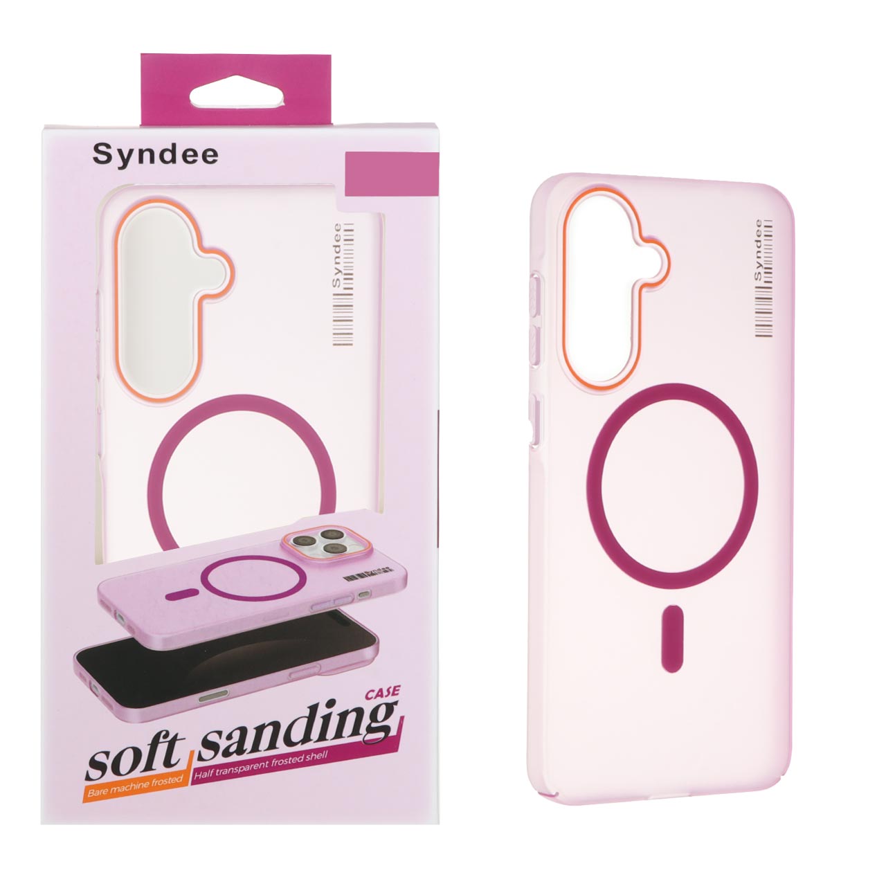 قاب طرح مگ سیف پشت مات Syndee مناسب برای سامسونگ گلکسی A56 / A36