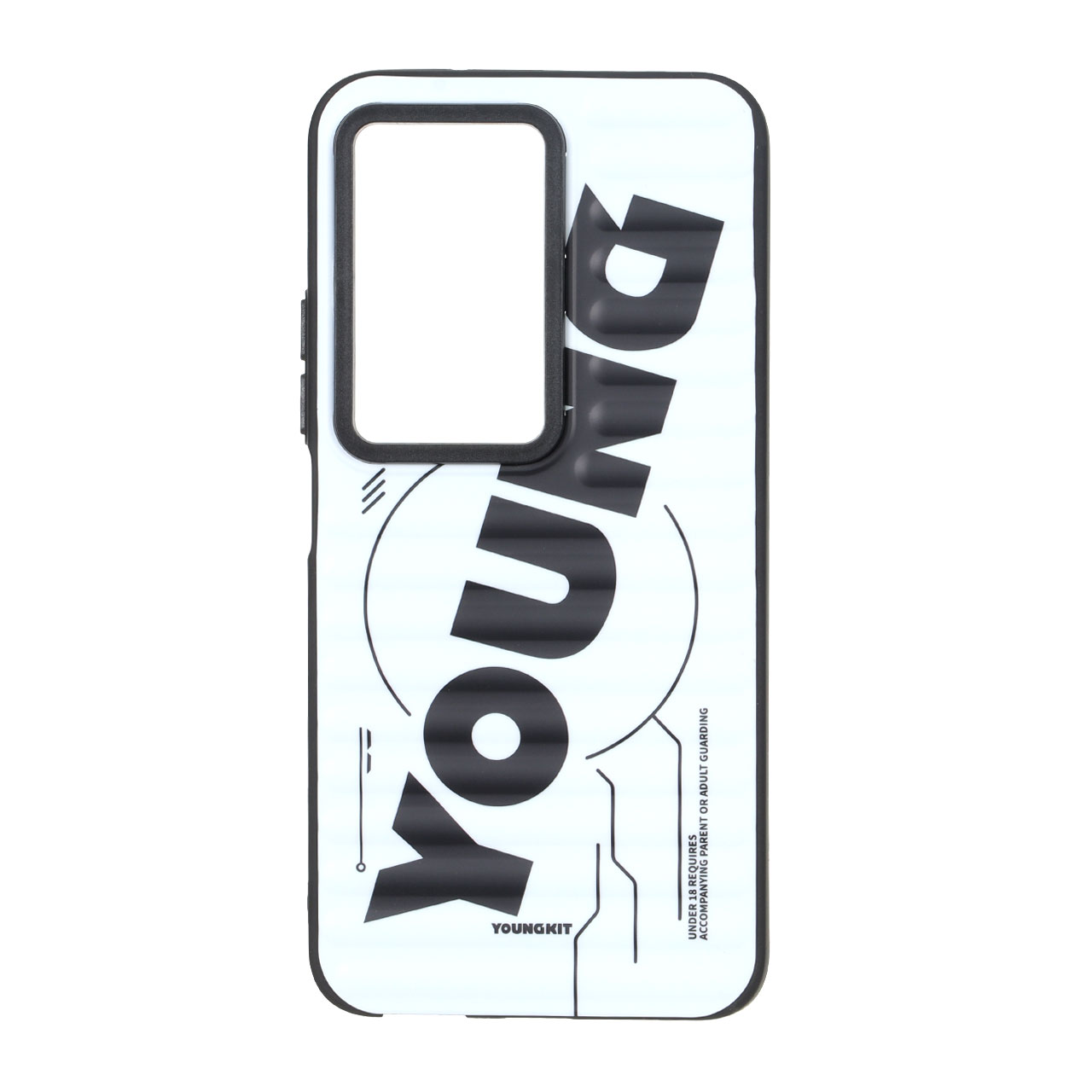قاب طرح Youngkit مورب سفید مناسب برای شیائومی ردمی ۱۵ 4G