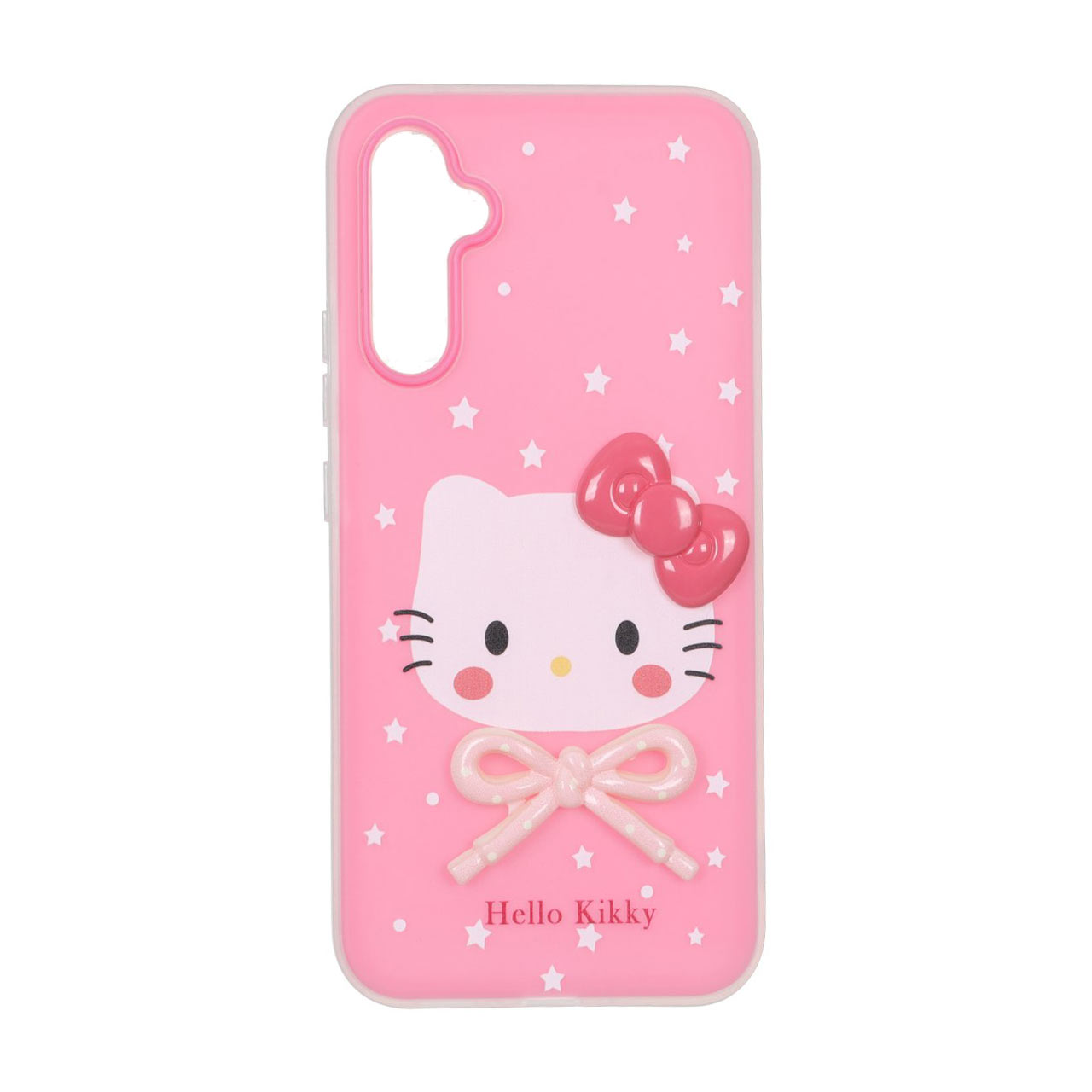 قاب طرح Kitty پاپیون برجسته دو لایه مات مناسب برای سامسونگ گلکسی A34