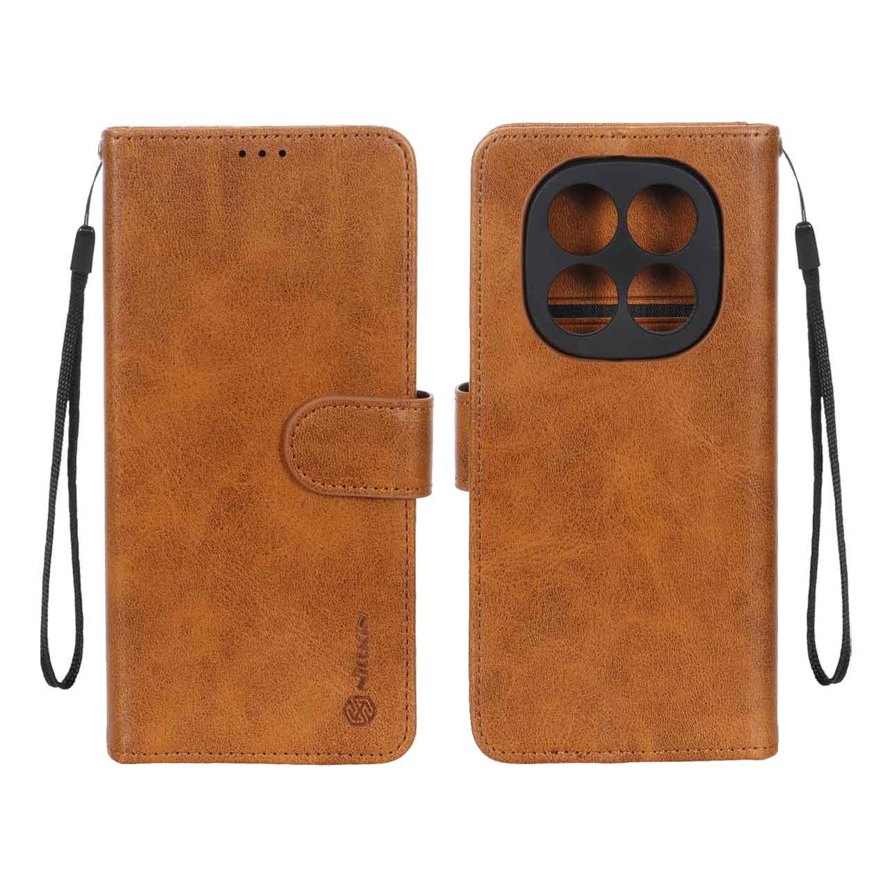 کیف موبایل مگنتی نیلکین طرح عسلی مناسب برای شیائومی ردمی نوت 14 پرو 4G