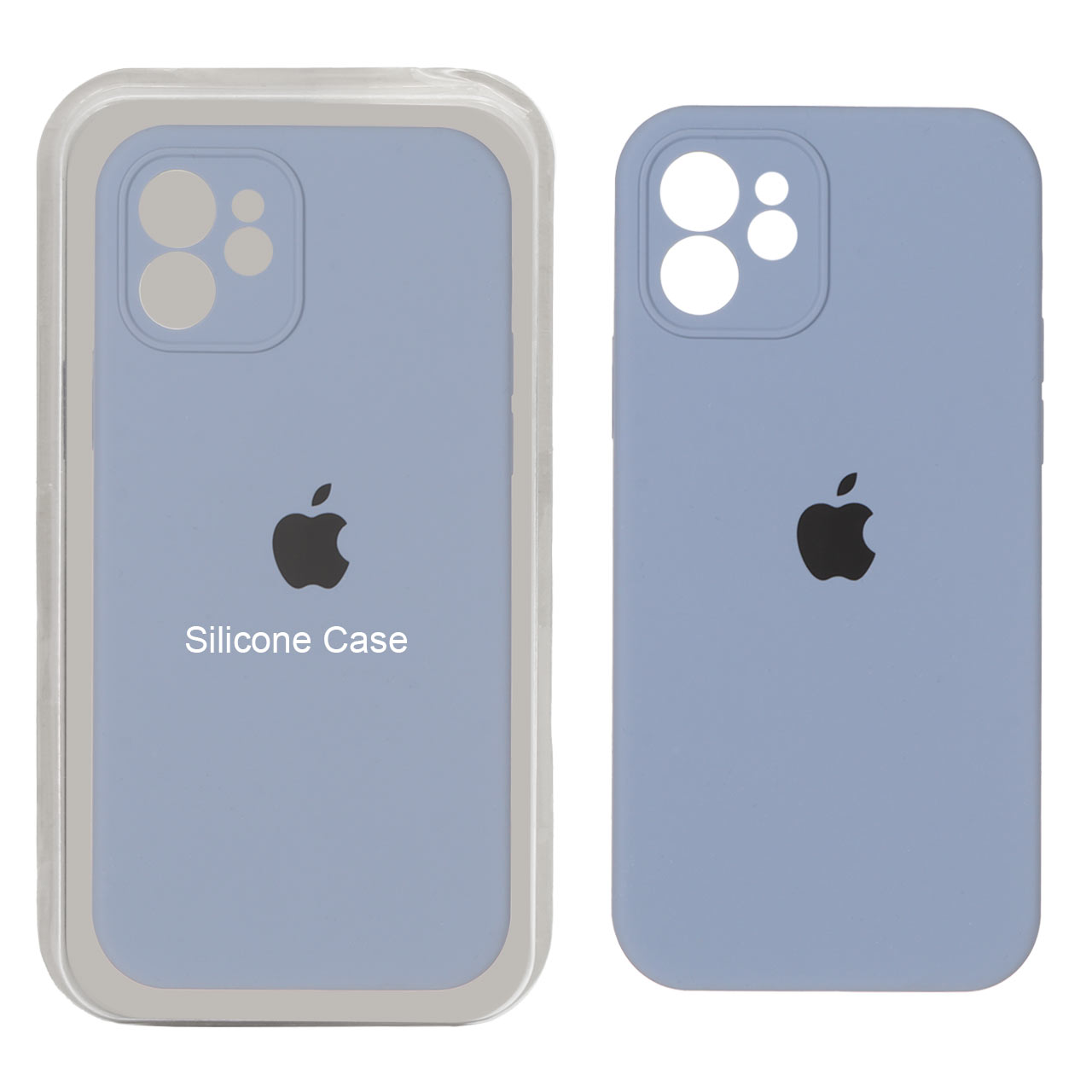 قاب سیلیکونی پاک کنی اورجینال ++A مدل Apple iPhone 12 - فیلی (پک دار)