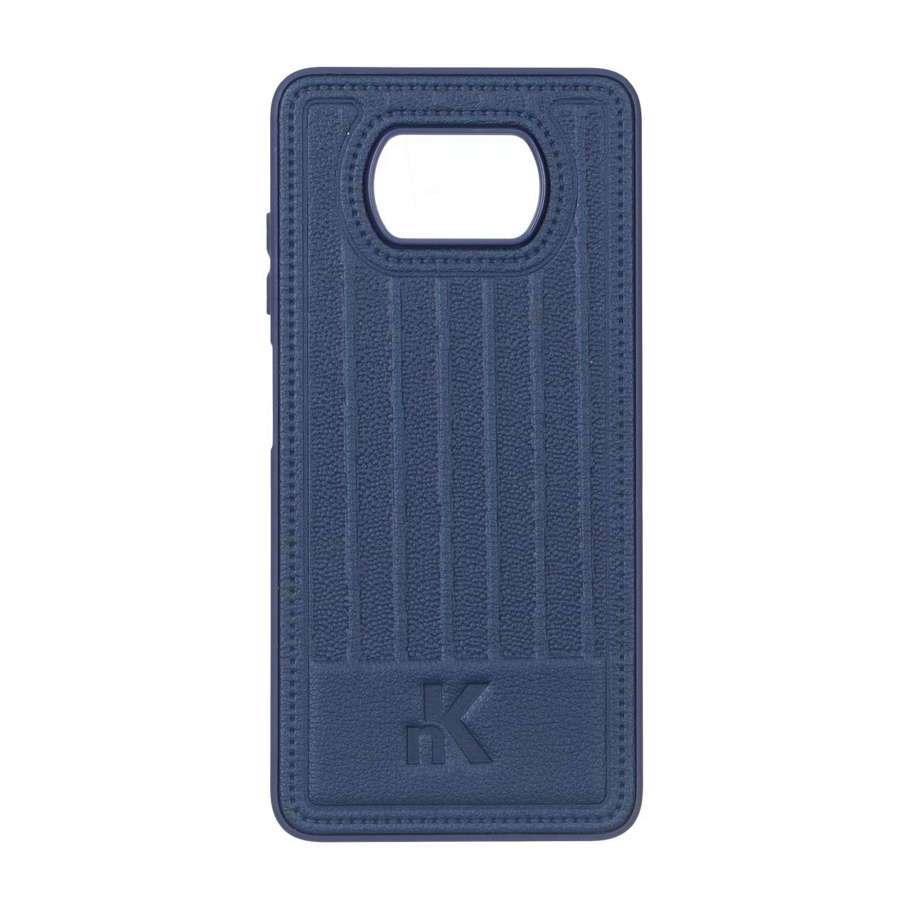 قاب NK طرح چرمی خطی سرمه ای مناسب برای شیائومی پوکو X3، پوکو X3 پرو و پوکو X3 NFC