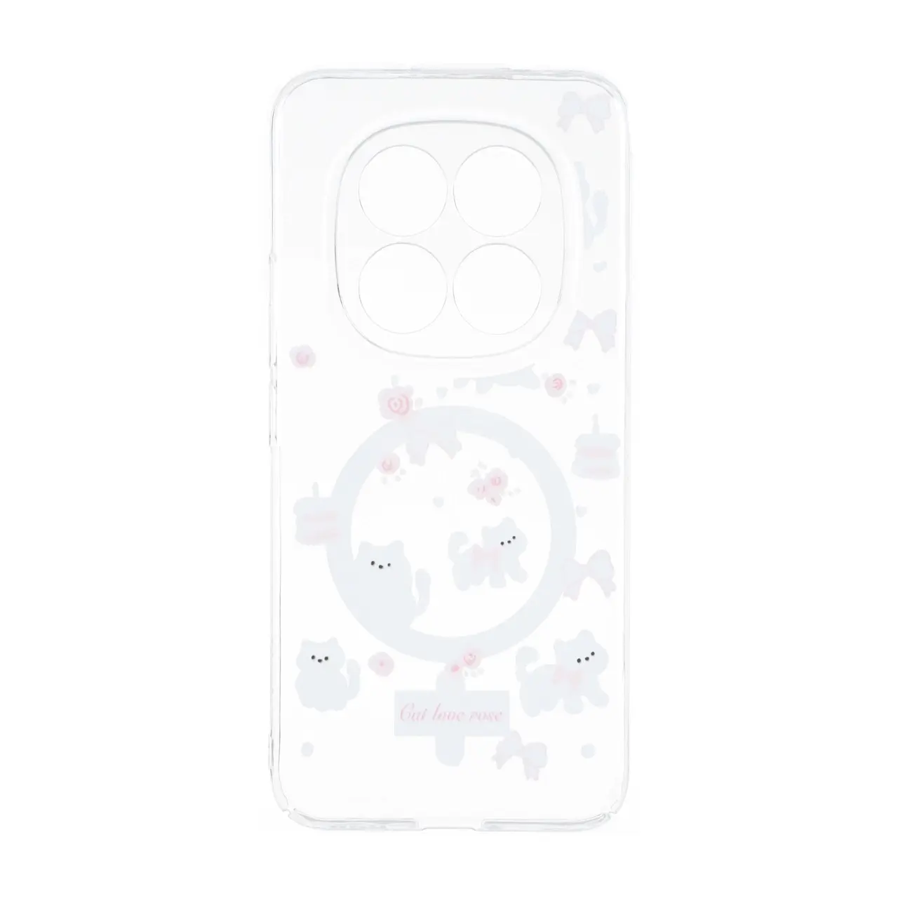 قاب Cute کریستالی طرح مگ سیف محافظ لنزدار Xiaomi Redmi Note 15 Pro 5G / Note 15 Pro Plus / Poco M8 Pro 5G - کد 135