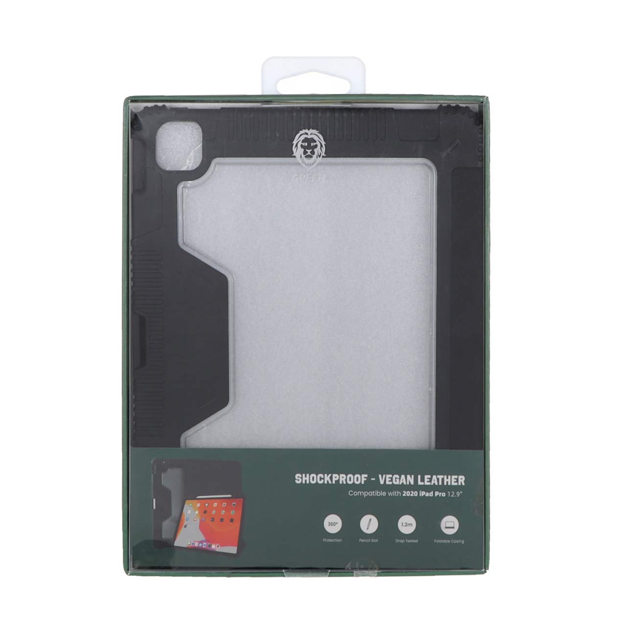 کاور ipad Pro 2020 ابعاد 12.9 اینچ Green Lion مدل GNSPIPA129BK - مشکی
