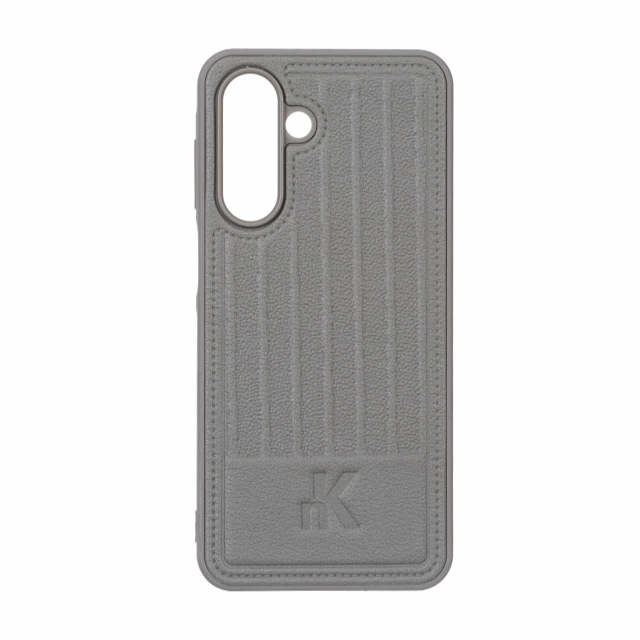 قاب چرمی طرح Line Case NK خاکستری مناسب برای سامسونگ گلکسی A17 و A26
