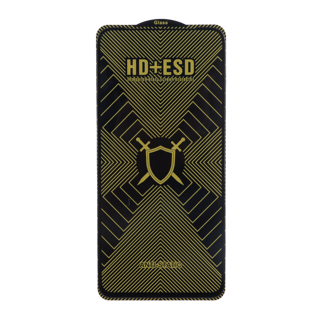 محافظ صفحه نمایش شیشه ای مشکی Full Cover HD Plus ESD مدل Xiaomi Redmi 15 / Poco M7 4G