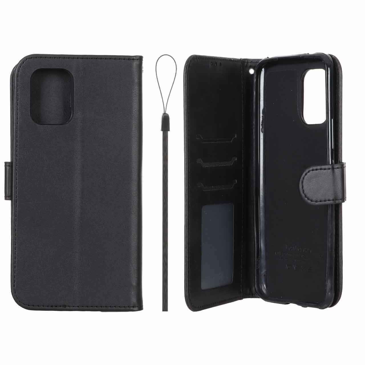 کیف موبایل مگنتی داخل خز MNC Plus مشکی مناسب برای شیائومی Mi 10 Lite