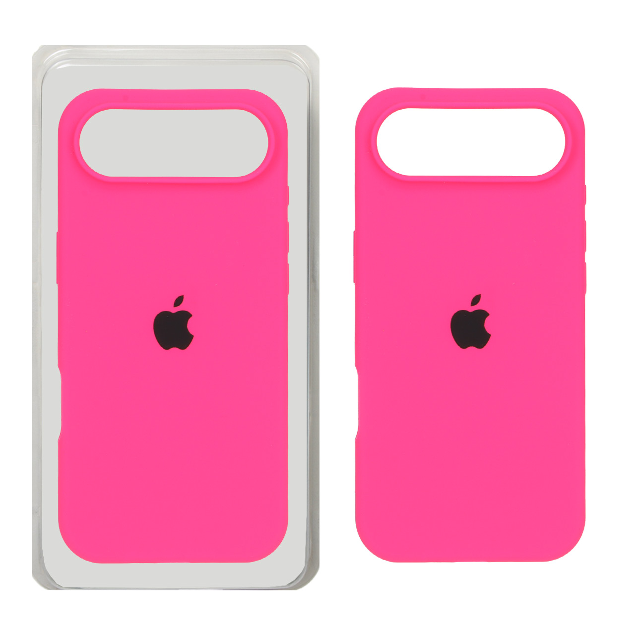 قاب سیلیکونی پاک کنی اورجینال Apple iPhone 17 Air - صورتی فانتزی