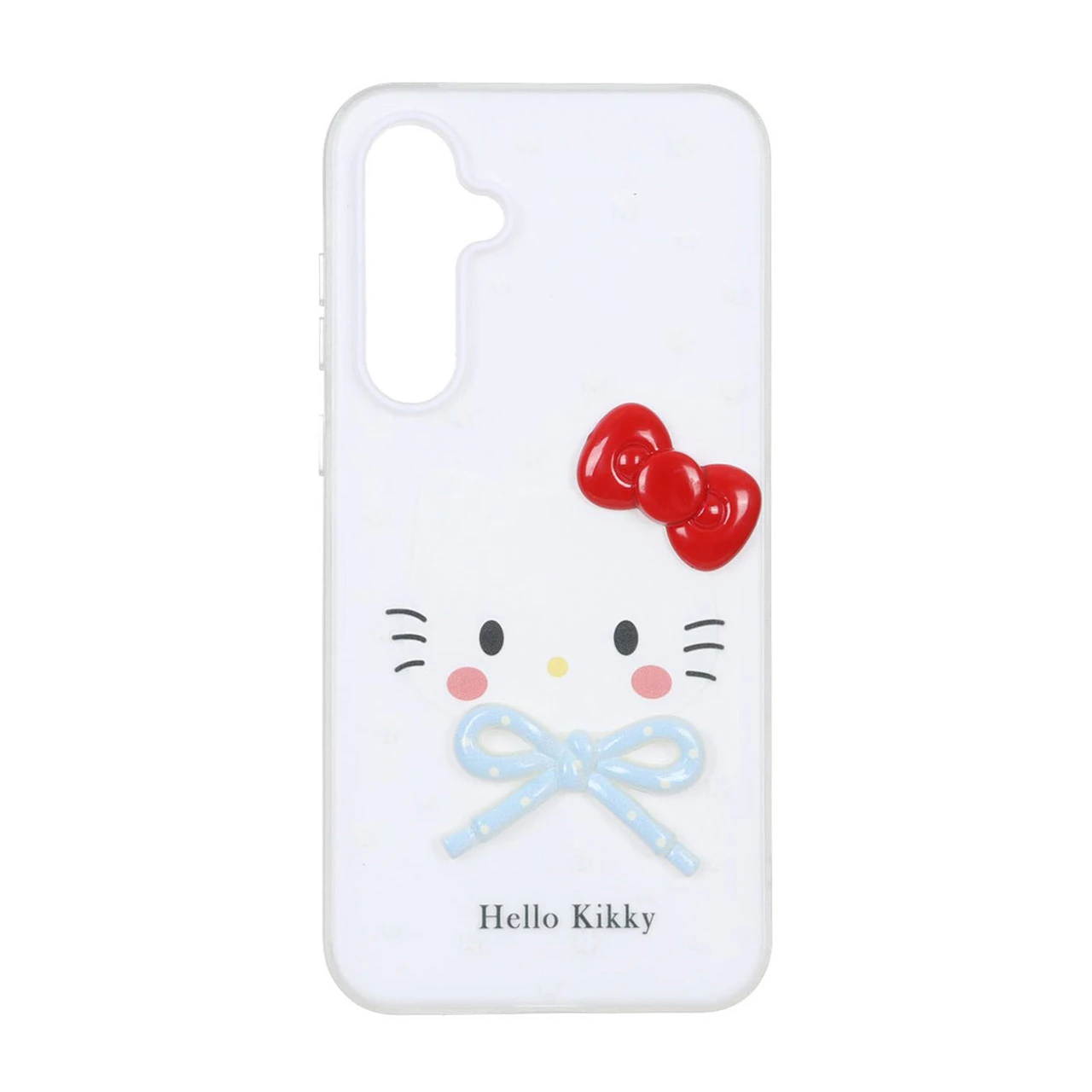 قاب دو لایه مات طرح Kitty پاپیون برجسته مناسب برای سامسونگ گلکسی A35 و A55